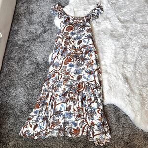 House of Harlow Flutter Sleeve Maxi Dress Size XS